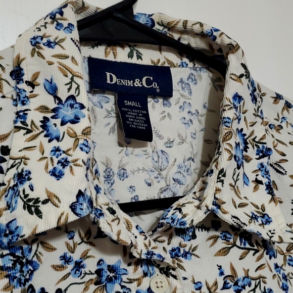 Denim & Co. Thin Floral Jacket - Picture 5 of 7